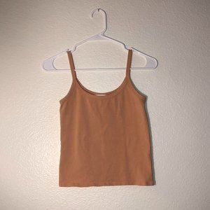 blush pink basic tank top